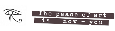 ilustrative quote the peace of art is now you